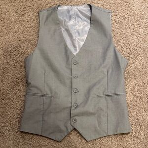 Men's Gray Suit Vest
